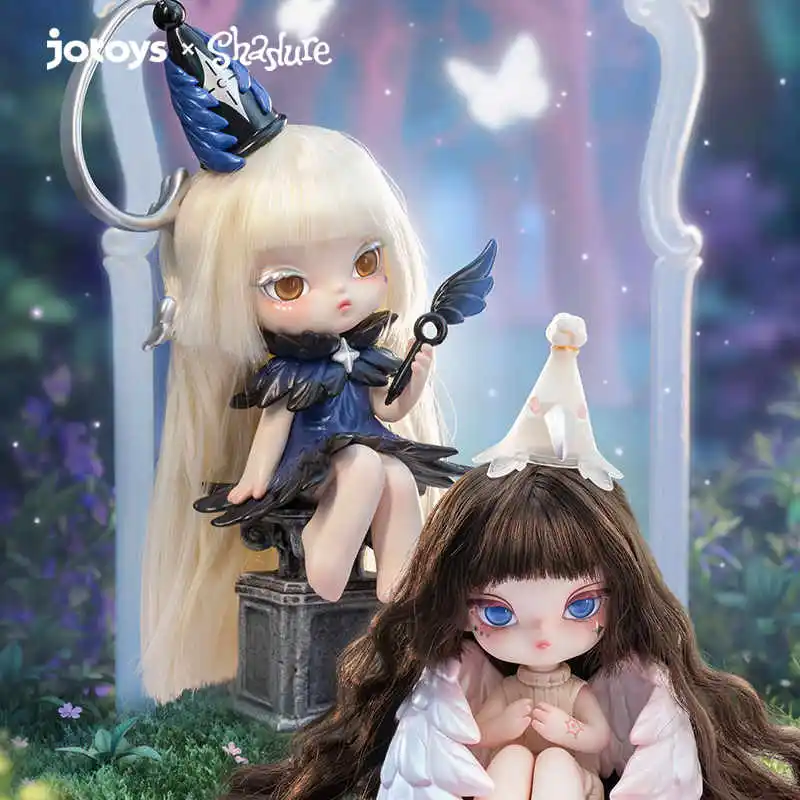 Фото Оригинальная фигурка Shadure Twin Souls Series из серии Blind Box Mystery Box, милая аниме-фигурка, кавайная модель, подарок. №5