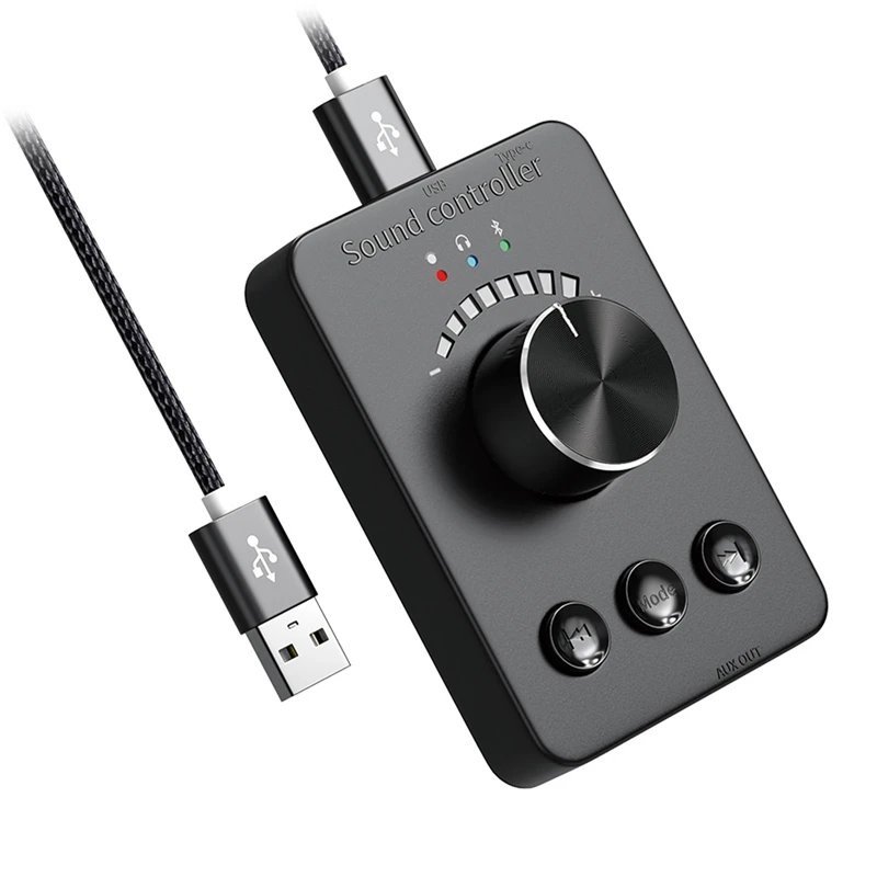 

USB-регулятор громкости, Bluetooth 5,1, 3 режима регулировки громкости