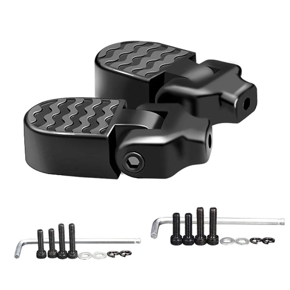

Bike Pedals Rear Pedal Footrest Pegs Foot Mountainfolding Accessories Platformfoldable Bmx Road Alloy Parts Setflat Non Cycling