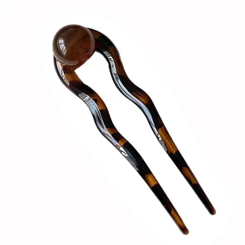 Цветная U-образная заколка для волос