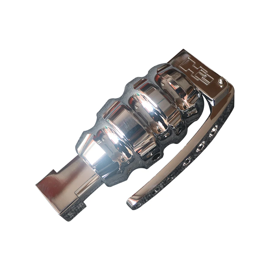 

Хромированная автомобильная ручка переключения передач из нержавеющей стали для Hummer H2 2003-2009, рычаг переключения передач, автомобильные детали