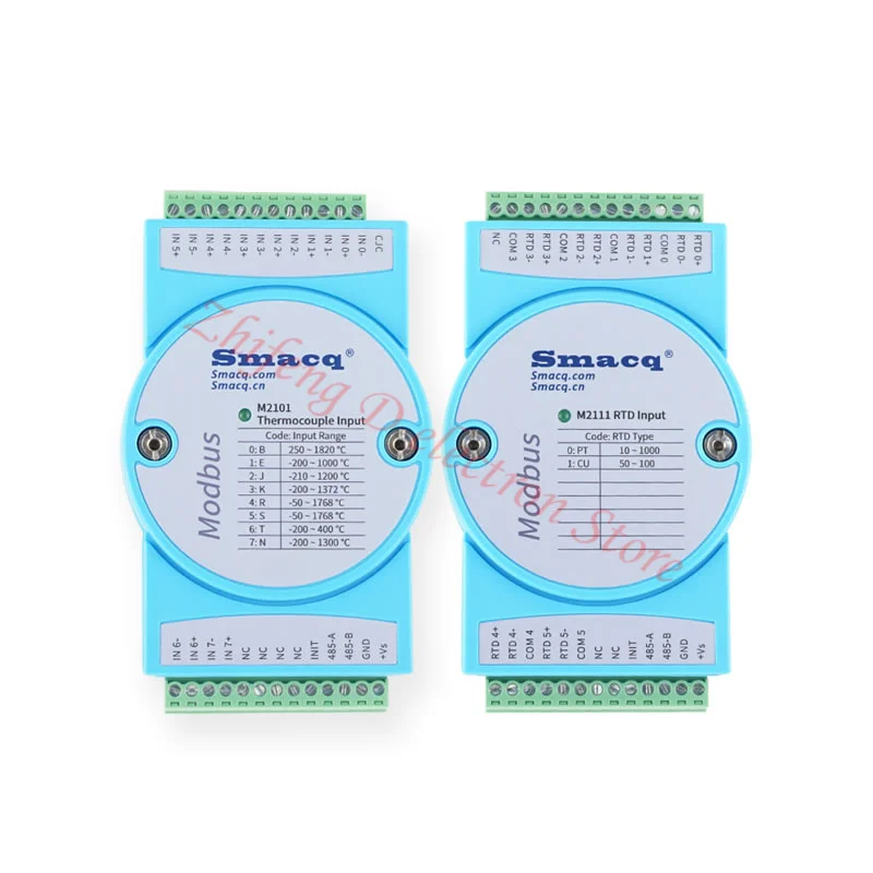 

M2100 термопара PT100 Температурный модуль записи данных, 8 каналов 6 каналов