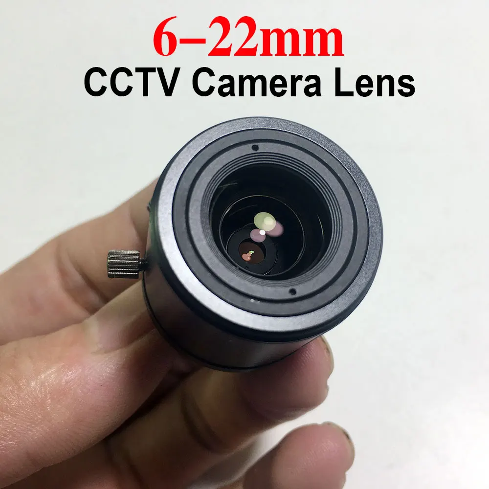 5Megapixel Varifocal Lens 6-22mm M12 Mount CCTV Long Distance View 1/2.5 inch Manual Focus and Zoom For HD IP/AHD Camera