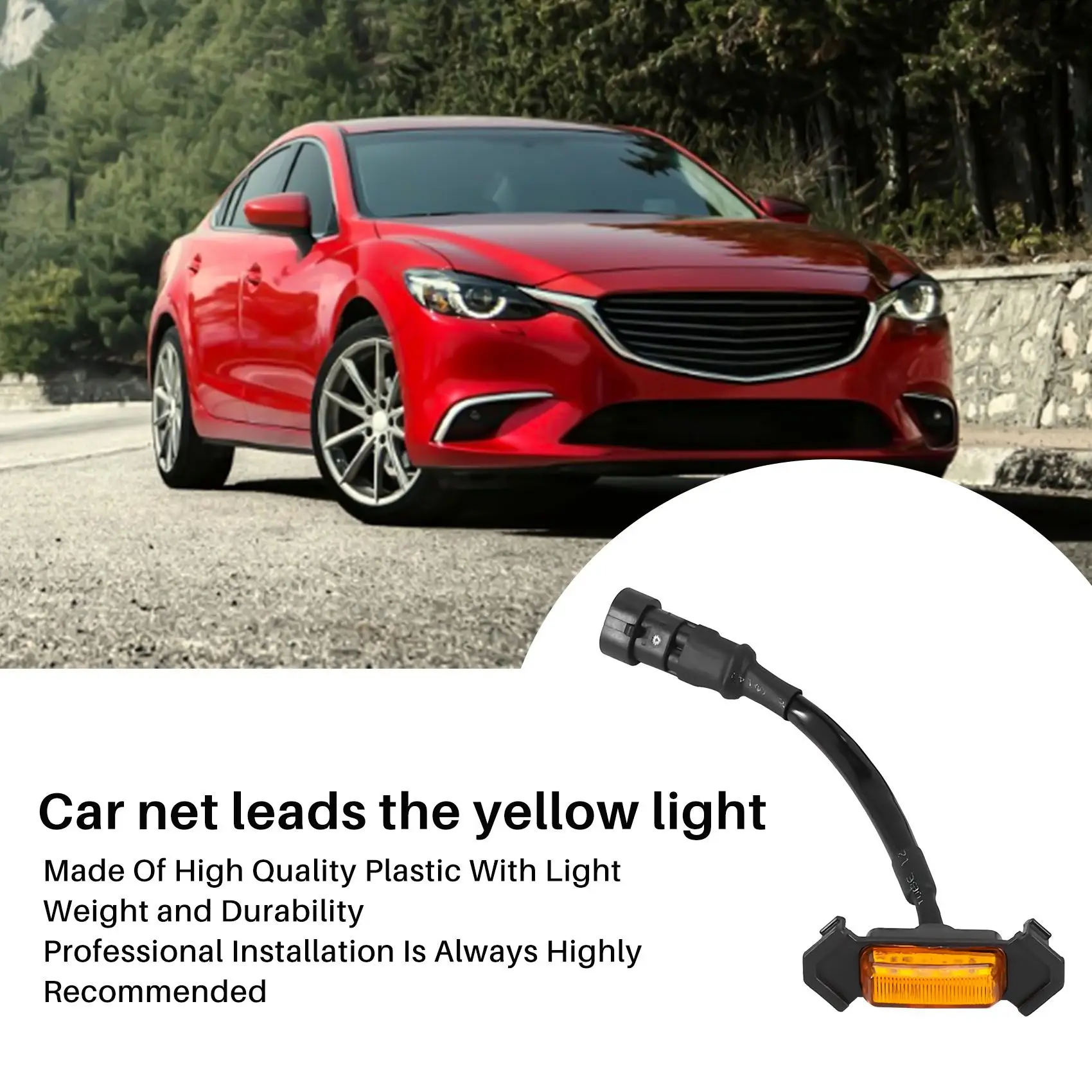 Набор из 4 желтых светодиодных ламп для решетки радиатора Toyota Tacoma Trd решетка 2016-2018