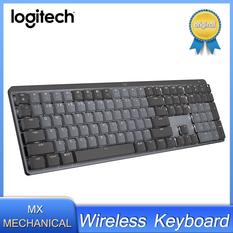 

Logitech Original Mx Mechanical Wireless Bluetooth Keyboard With Logi Bolt Usb Office Gaming Keyboard For Windows Mac Ios Ipad