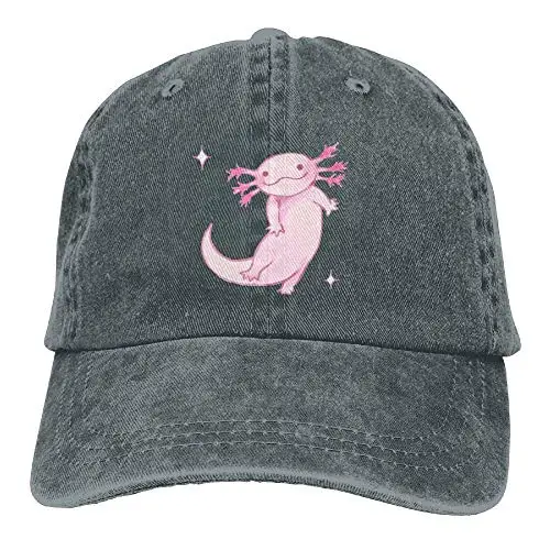 Забавная бейсболка на Хэллоуин Axolotl для мужчин и женщин регулируемые простые