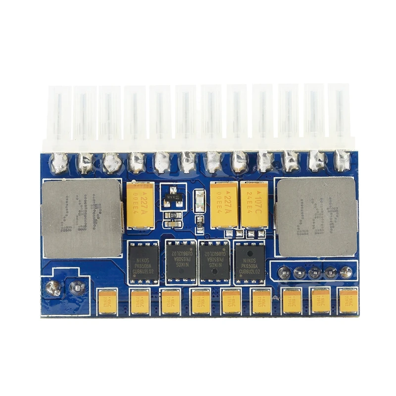 Портативный блок питания постоянного тока 12 В 250 Вт 24Pin ATX с подключением к материнской плате Mini ITX Pcio модуль PSU для ПК