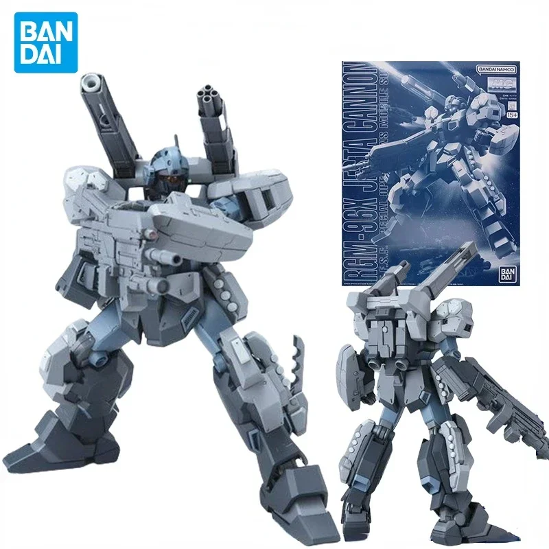 В наличии Bandai Original GUNDAM JESTA CANNON MG 1/100 RGM-96X Сборка Аниме Фигурка Модель Игрушки Куклы