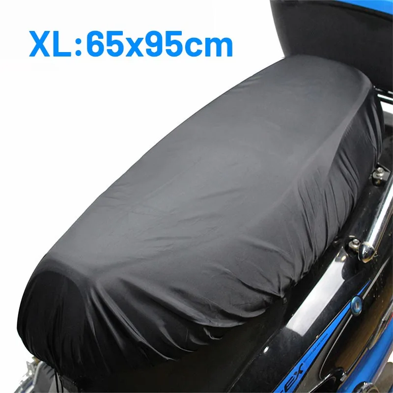 

L Motorcycle Black Seat Cover Snowproof Rainproof Cushion Covers 210D Oxford Cloth Sun Protect Motorcycle Accessories