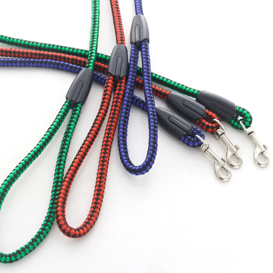 

Nylon Training Dog Leash Webbing Recall Long Lead Line Pet Traction Rope Great for Teaching Camping Backyard YJ046