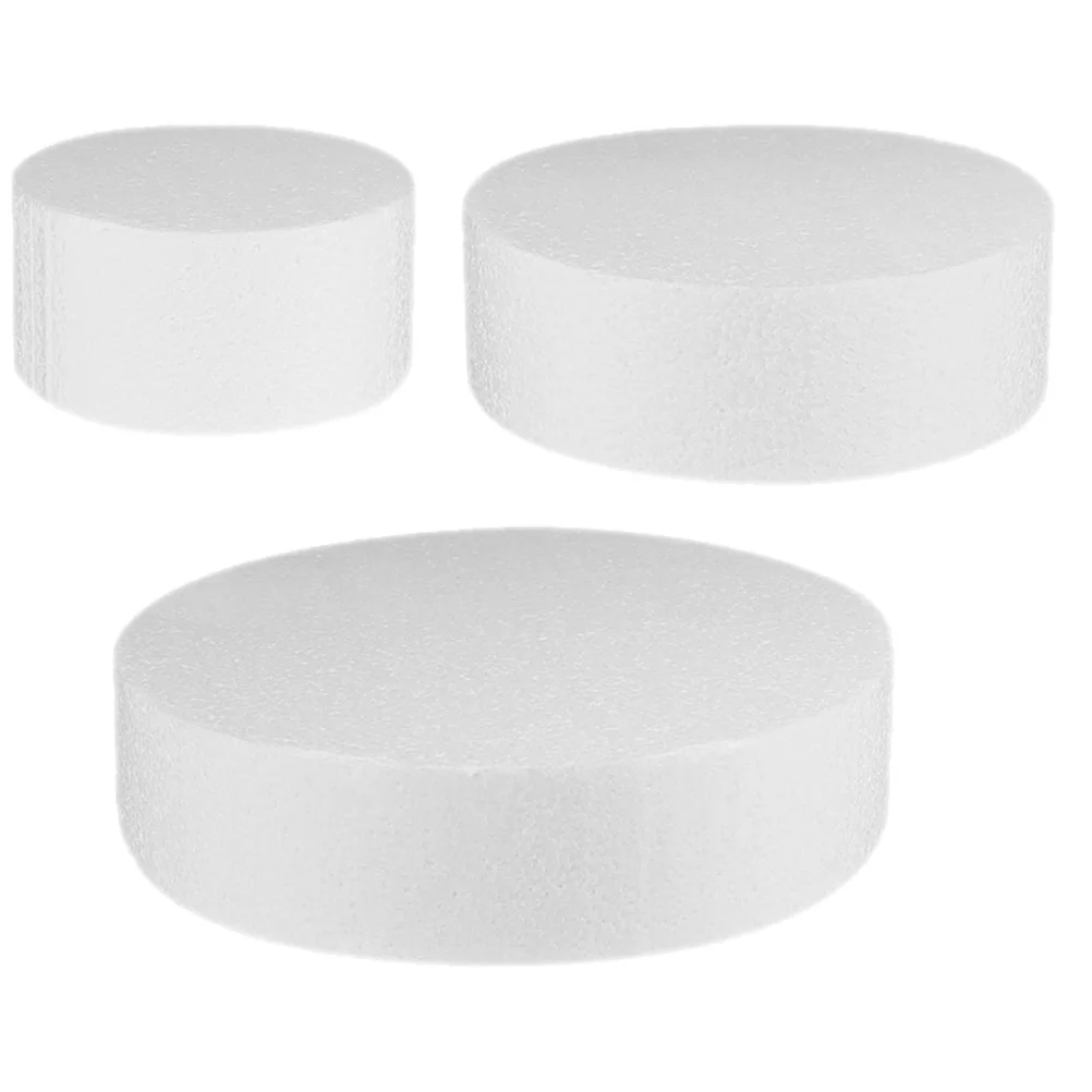

3 Pcs Foams Cake Modelling Prop DIY Mold Dummy Tool Baking Dummies Practicing Fake