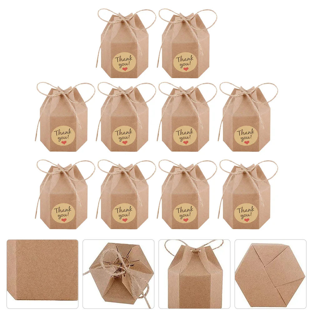 50 комплектов подарочной коробки подарочный контейнер из крафт-бумаги