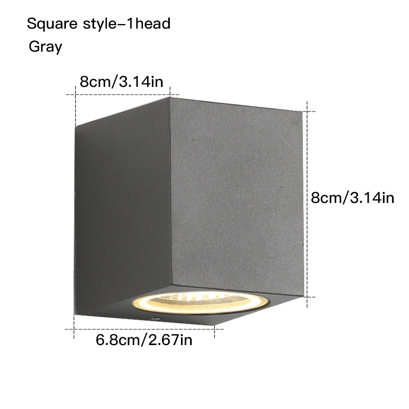 

Водонепроницаемый внутренний и наружный светодиодный настенный светильник s 3 Вт/6 Вт, светодиодный алюминиевый настенный светильник, садовый светильник, современный настенный светильник s, настенный светильник для крыльца