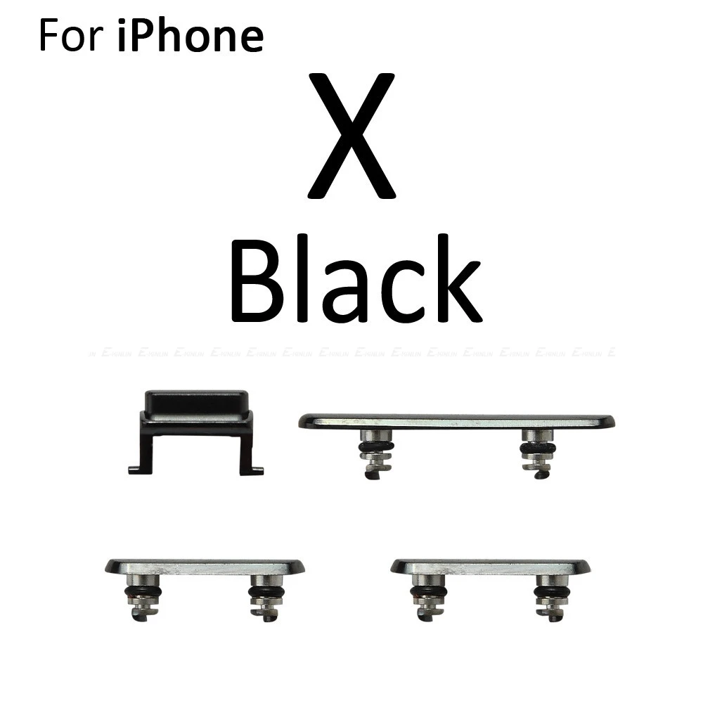 Для iPhone X XR XS Max громкость вибрирующий ключ переключатель Блокировка питания