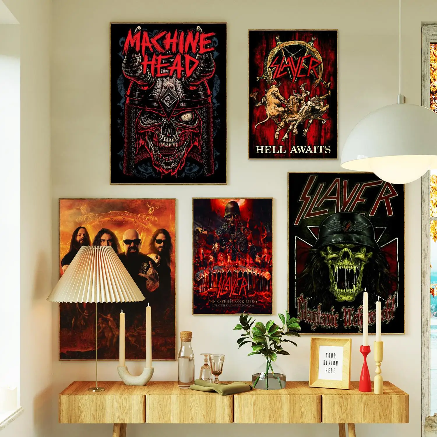 slayer Singer Poster Prints Wall Art Canvas Painting For Modern Family Living Room Home Decor