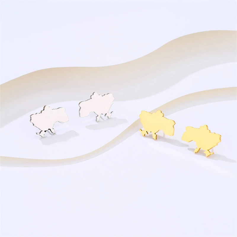 Модные серьги-подвески с украинскими картами для женщин и девушек украшение из