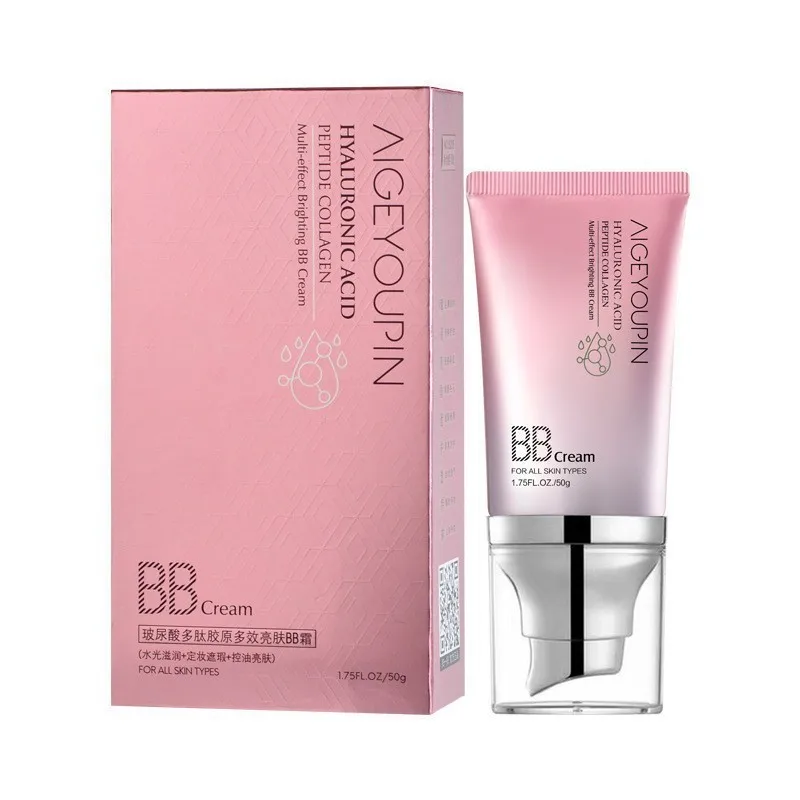 

Brightening BB Cream Hyaluronic Acid Peptide Collagen Concealer Moisturizing Foundation Primer Bb Isolation Korean Cosmetics