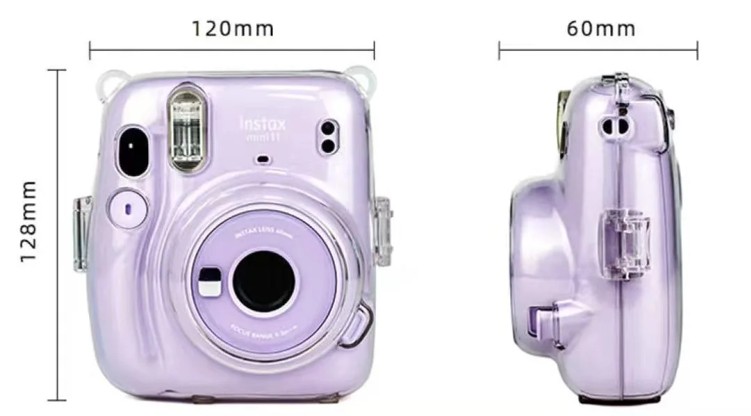 Чехол для камеры Polaroid mini11 прозрачный чехол Fuji защитный сумка аксессуары милый