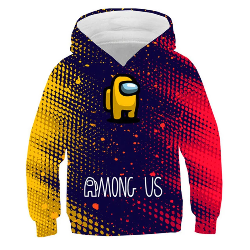 

Spring Autumn Fashion Game Among Us Hoodies Kids Funny Casual Video Game Sweatshirt Children Boy Girls Clothes Cool Cartoon Top