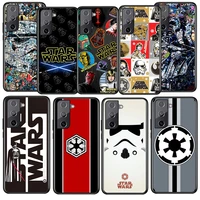star wars space robo for samsung galaxy s22 s21 s20 ultra plus pro s10 s9 s8 s7 5g soft tpu silicone black phone case capa cover