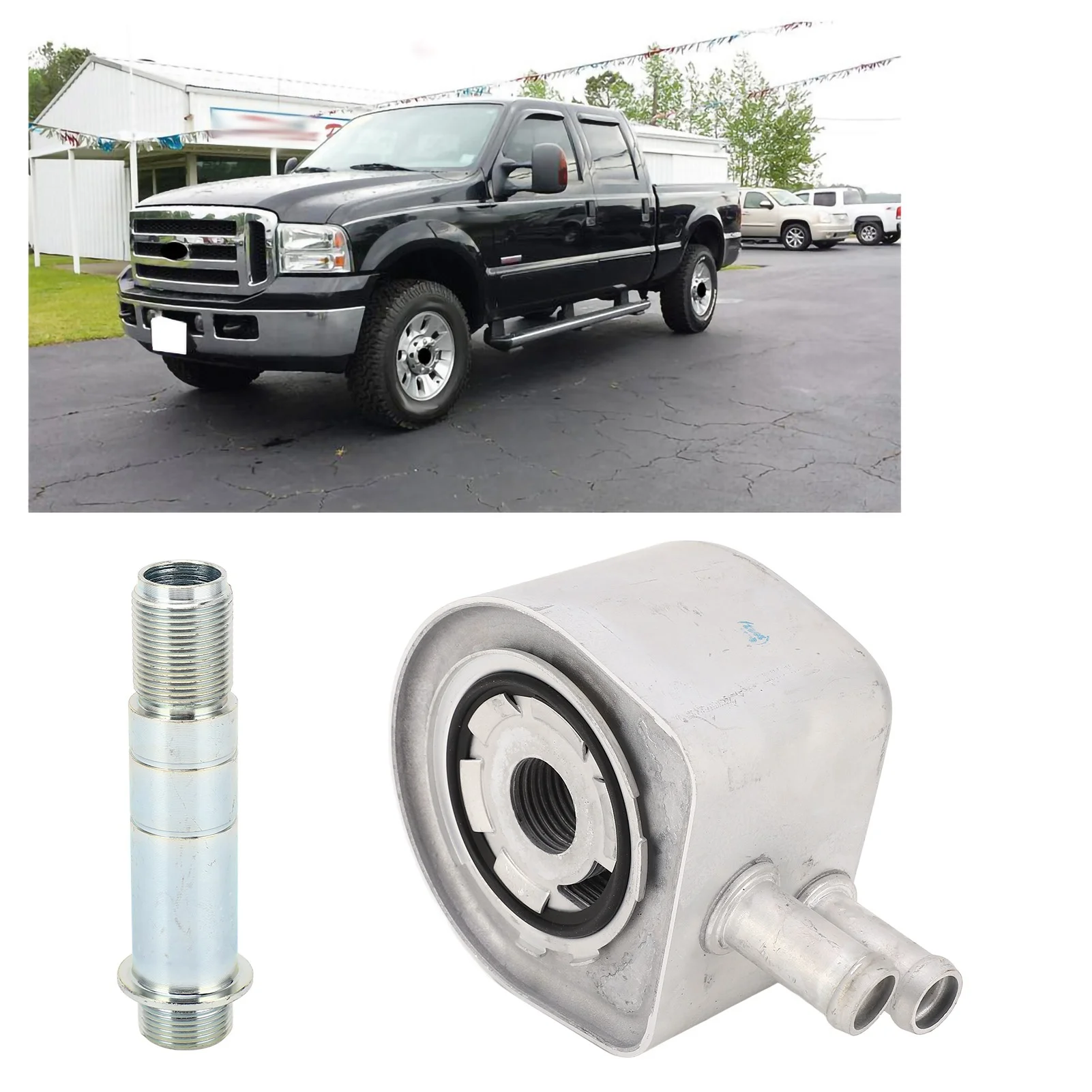 ZK20 адаптер фильтра масляного радиатора двигателя автомобиля для Ford E550 F150 F250 F350 F450