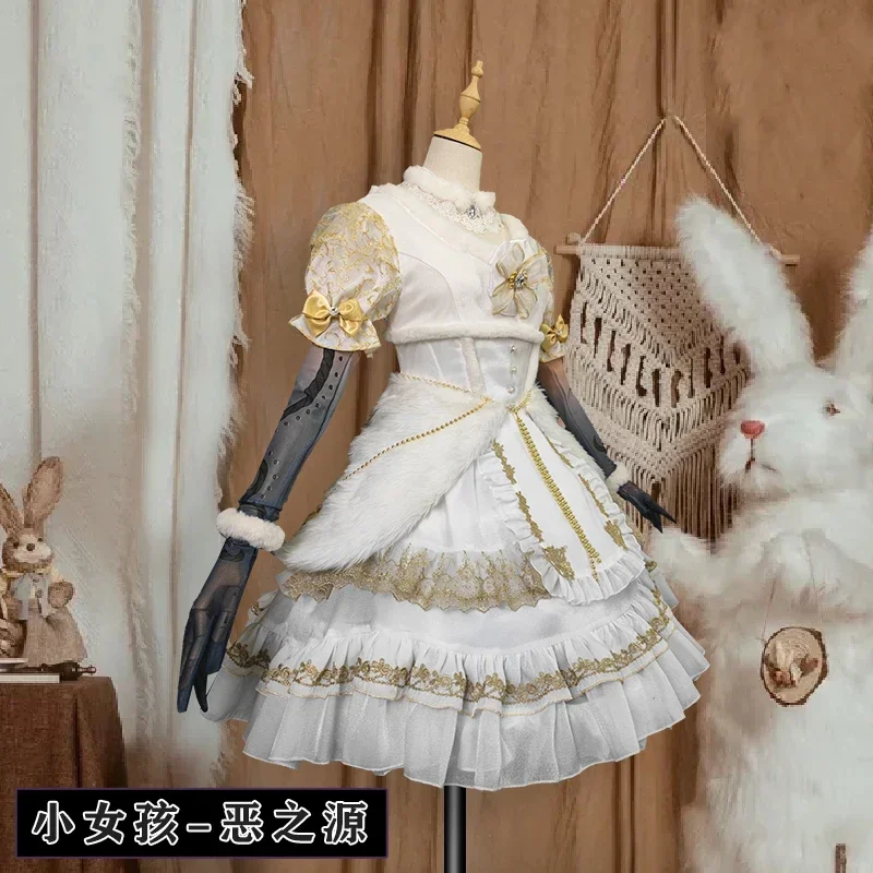 Костюм для косплея Game Identity V маленьких девочек костюм Алисы DeRoss Prime Evils милое