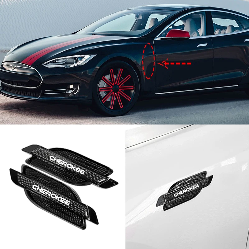 2 шт. углеродное волокно для Jeep Grand Cherokee Wrangler JK Гладиатор компас автомобильный