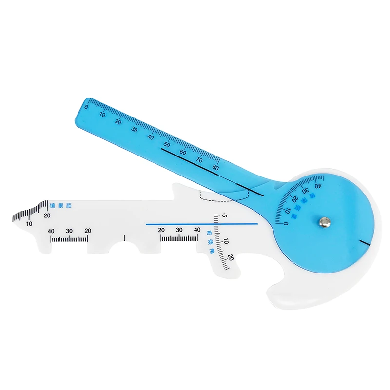 

1 шт. многофункциональная пластиковая линейка PD, межзрачковое расстояние, проволока, расстояние, передний угол, оправа для очков, инструмент для измерения кривизны