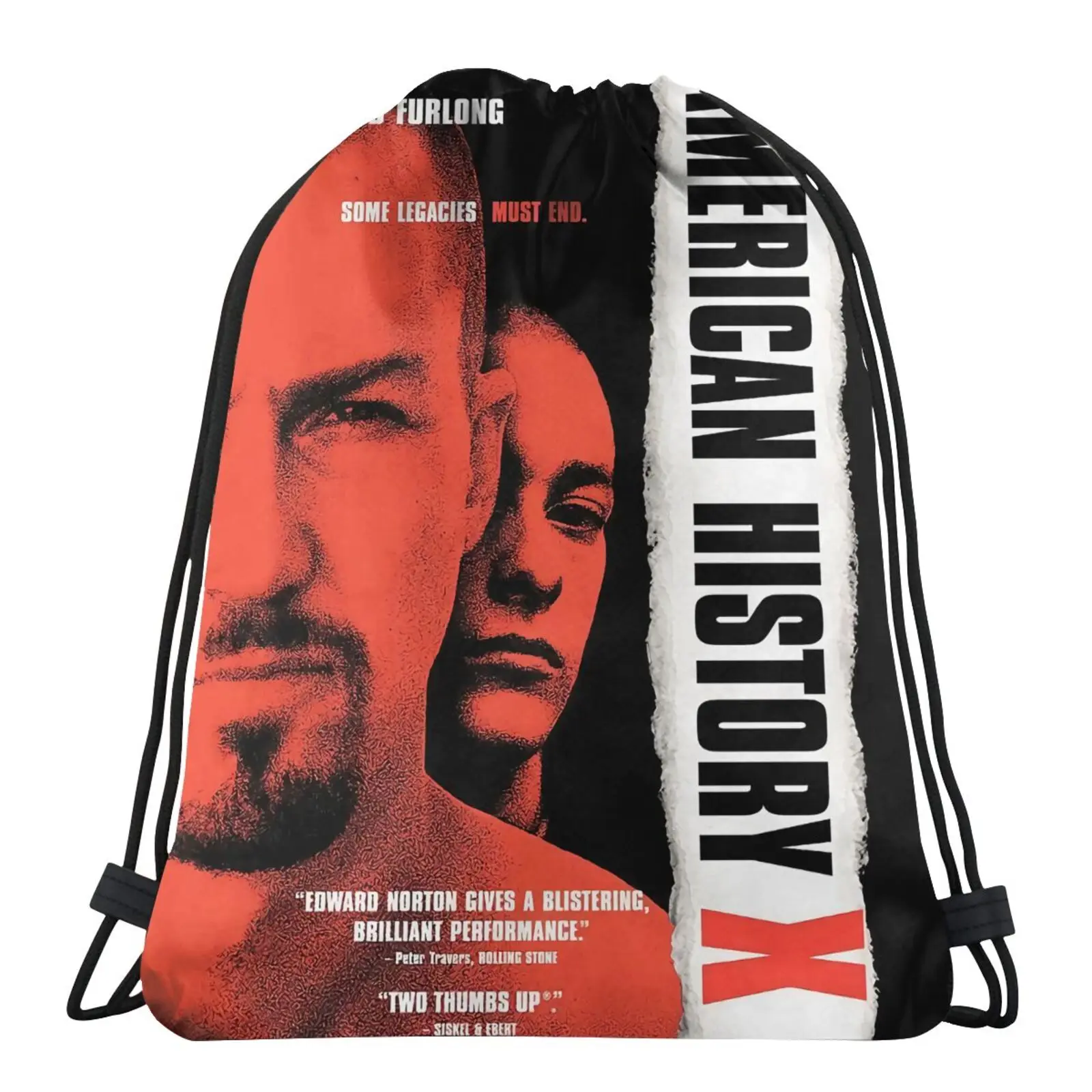 

Американская история X Bluray 4K графическая сумка тканевый рюкзак водонепроницаемая сумка женская готическая стильная сумка для хранения сум...