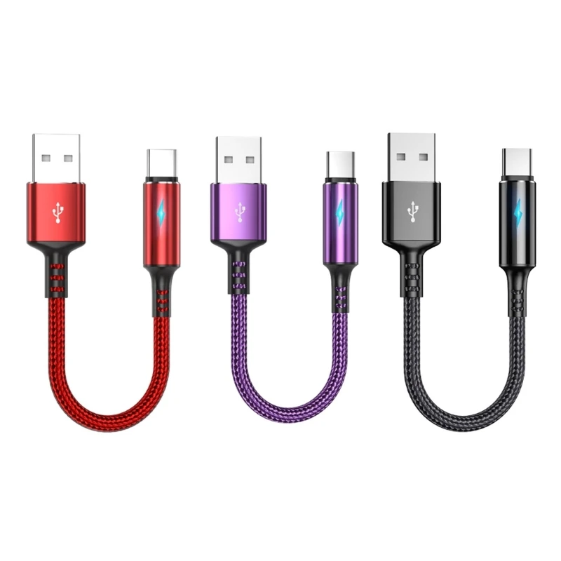 Прочный нейлоновый плетеный кабель USB C