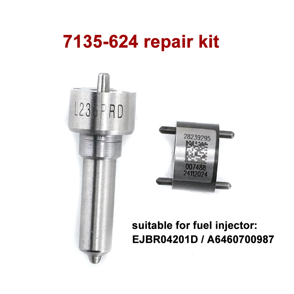 7135-624 Ремкомплект сопла: L236PRD/L236PBD, регулирующий клапан: 28239295 9308-622B для топливной форсунки Common Rail EJBR04201D