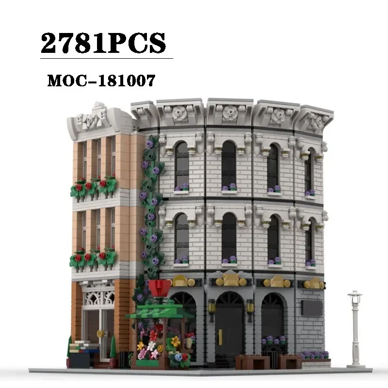 Строительный блок MOC- 181007 Модульная модель строительной банки в сборе 2781 шт.