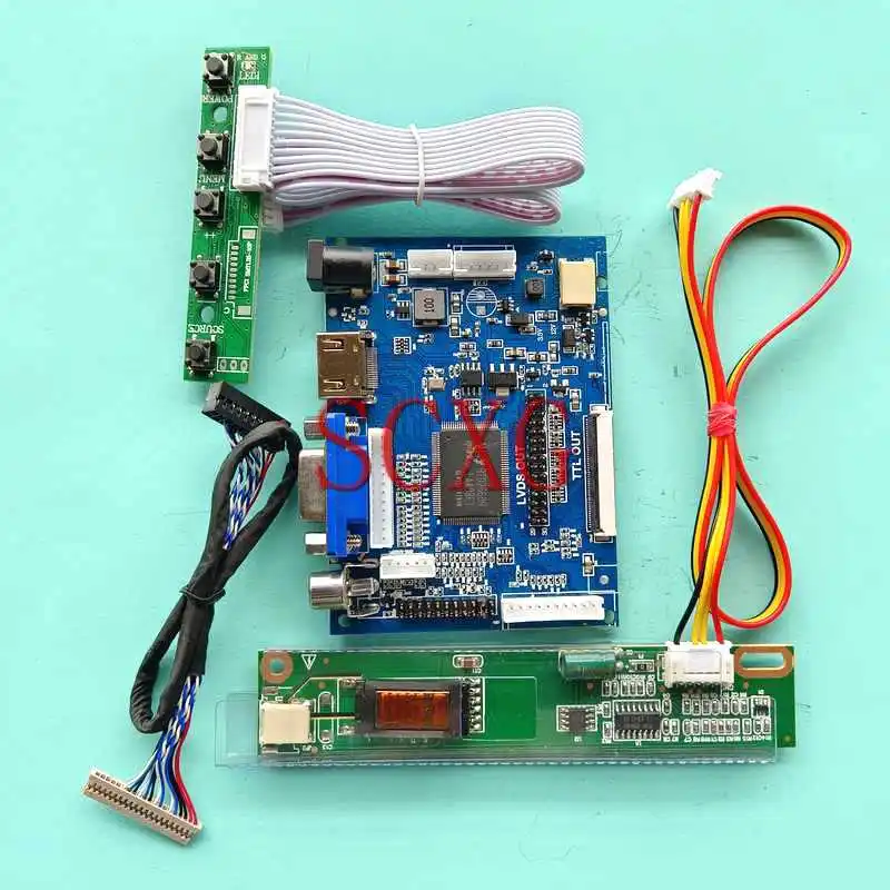 

Плата контроллера матрицы ЖК-монитора подходит для CLAA141XC01 CLAA141XF01 1024*768 20 контактов LVDS 1CCFL HDMI-совместимый AV VGA 14,1 "комплект для самостоятельной сборки
