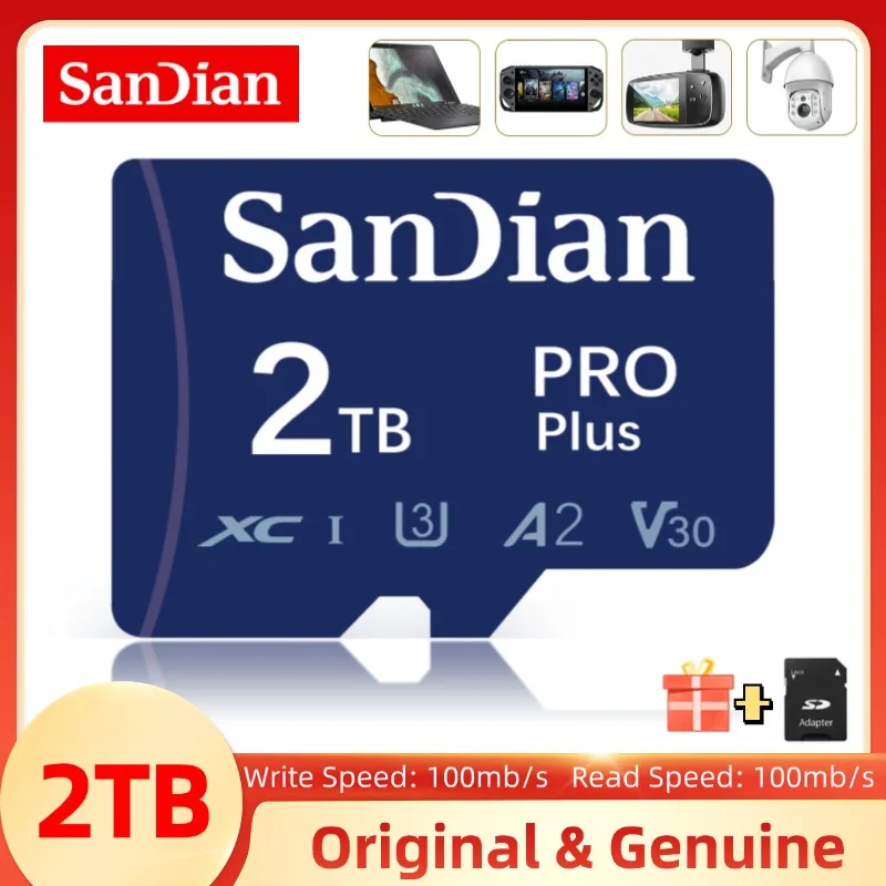 1 ТБ Ultra Micro TF Sd 128 ГБ 256 512 A2 SD-карта Флэш-карта Карта памяти 2 класса 10 для телефонов