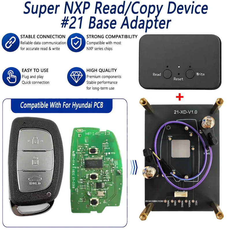 Фото # 2 устройства Super NXP Killer Read Copy Device с адаптером для копирования всех смарт-ключей NXP Hyundai и Mazda, 4 токена и версия с неограниченным количеством токенов №3