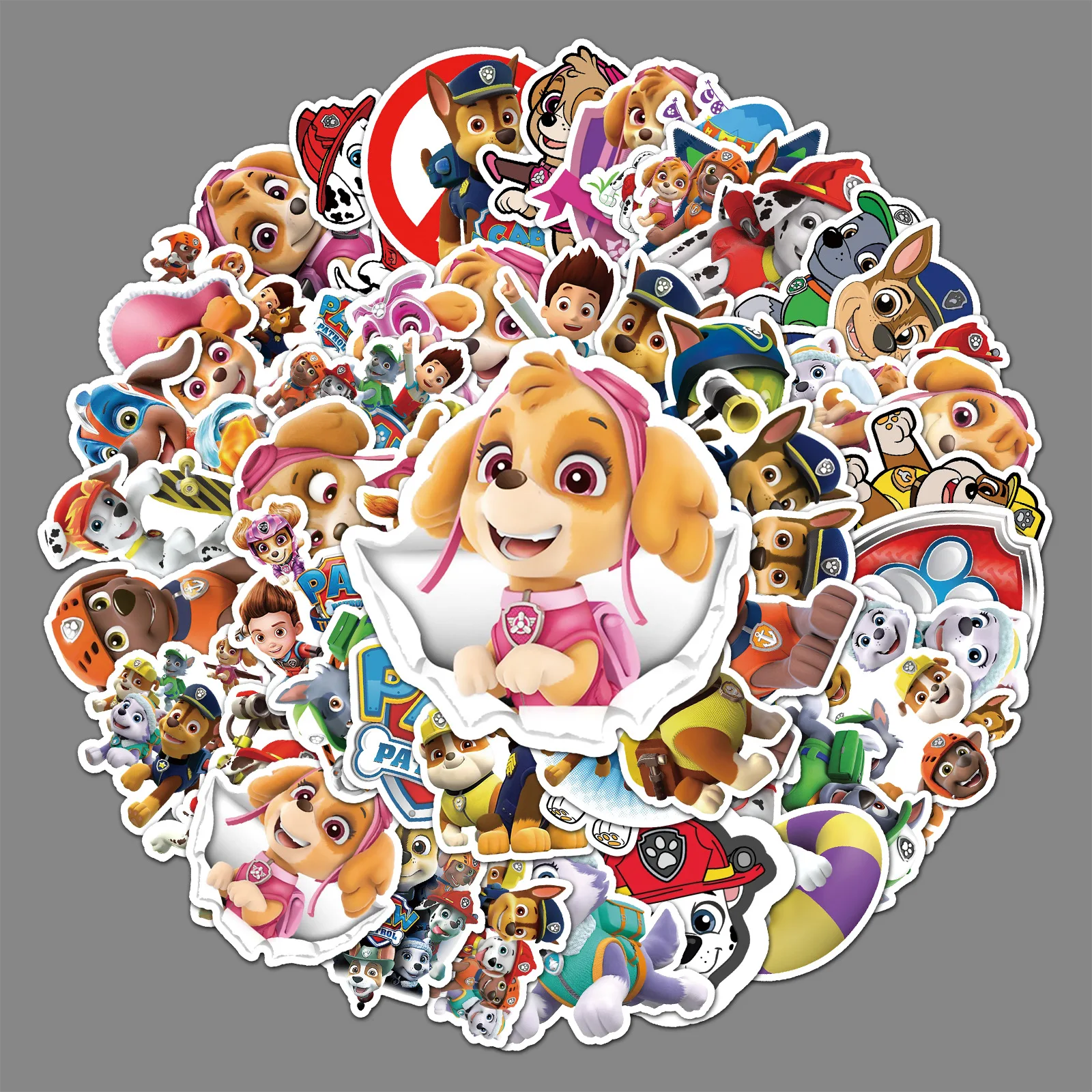 

Cartoon PAW Patrol Marshall Personalized Children's Toy Stickers DIY Skateboard Luggage Stickers Anime Game Fan Collection