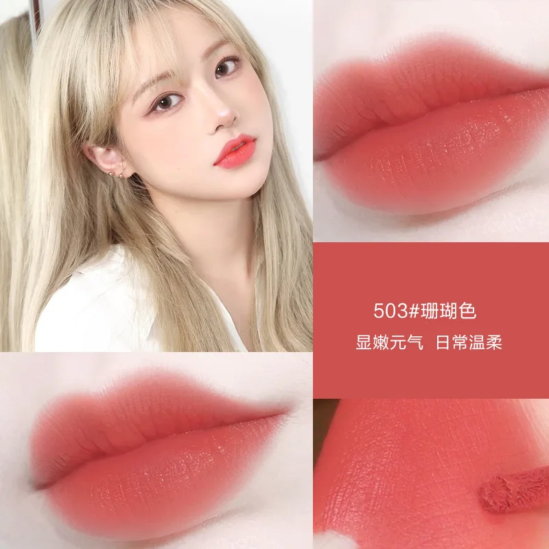 Новая глазурованная губная помада для губ бархатная Матовая Белая Помада макияж