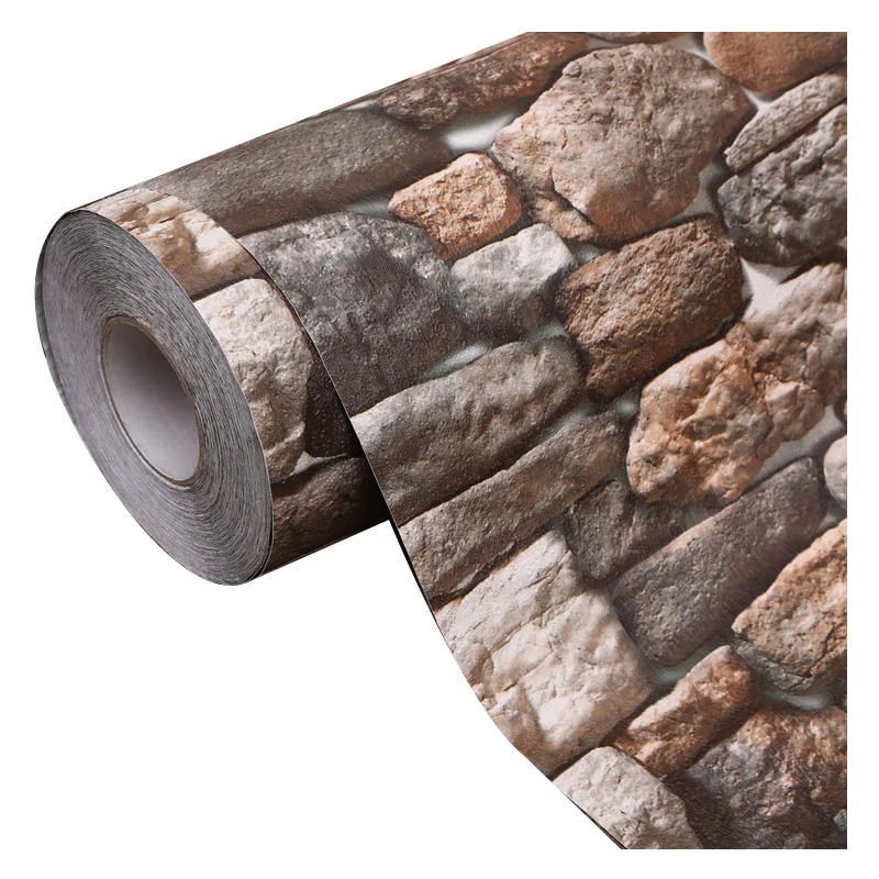 

2021 Hot Selling 3D Brick Wallpaper Self Adhesive Decorative Wallpaper