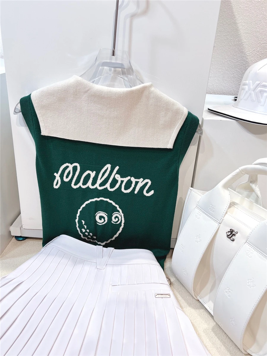 Spring/Summer 2022 Ladies for Golf Clothing Ladies Sleeveless vest short sleeve sweater Ice thin breathable outdoor sport