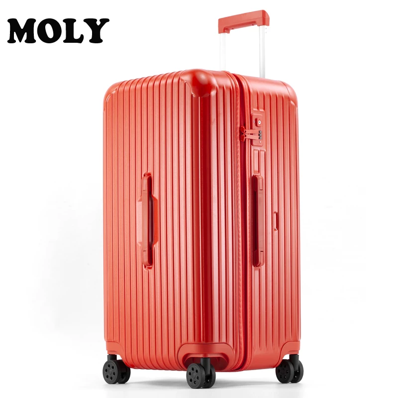 

2023 MOJY Factory Direct Sales Private Customization Red Aluminium Summer 20 Inch Carrier Wheeled Suitcase Free Shipping