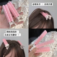 3pcs bangs hair root fluffy lazy hair clips no heat hair rollers bangs curling wave styling tool fashion hair curlers tools