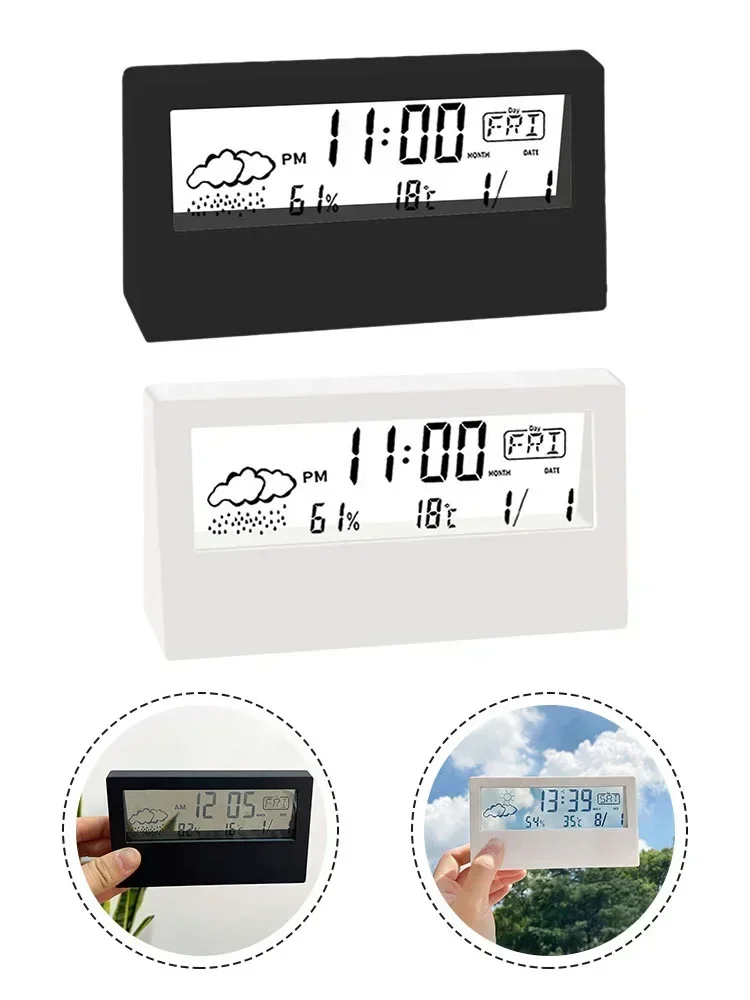 Электрический настольный будильник с ЖК-дисплеем