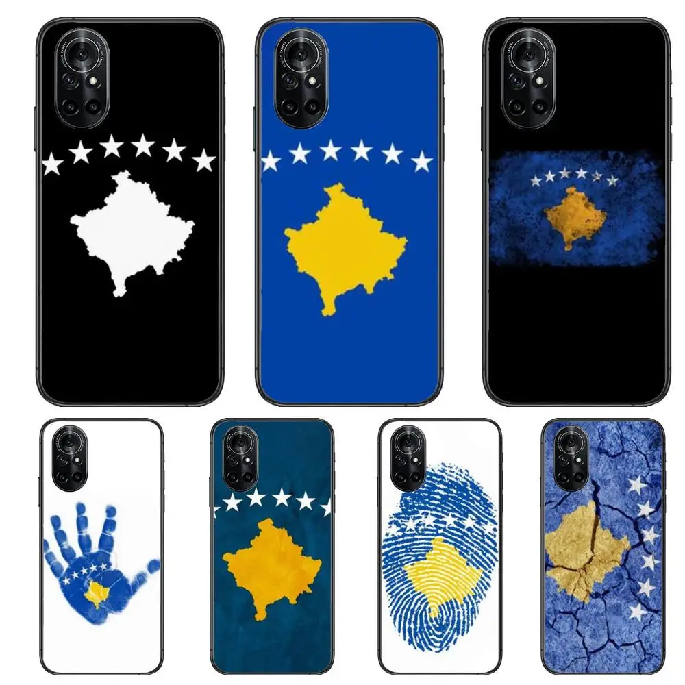 

Kosovo National Flag Clear Phone Case For Huawei Honor 20 10 9 8A 7 5T X Pro Lite 5G Black Etui Coque Hoesjes Comic Fash desig
