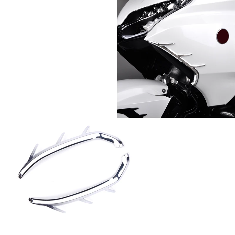 

2018-2023 For Honda Goldwing GL1800 F6B Panical Motorcycle Front Vertical Vent Trim Accessories Electroplated Chrome