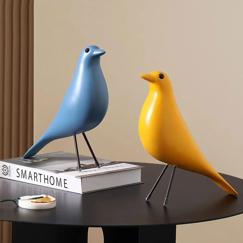 

Resin Eames Bird Decor Statue Peace Dove Sculpture Desktop Decoration Crafts Pigeon Office Animal Ornaments Home Decoration Gift