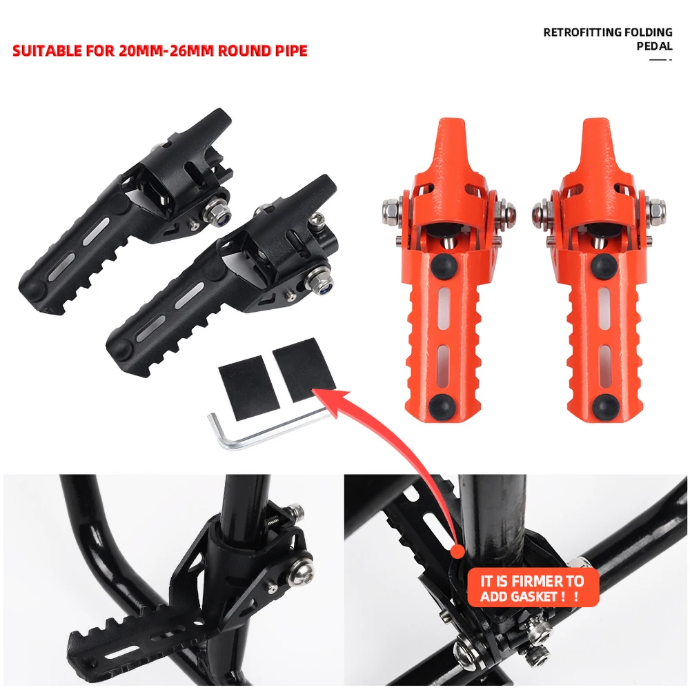 Мотоциклетные аксессуары 20-26 мм аварийные бруски зажимы Передние Подножки