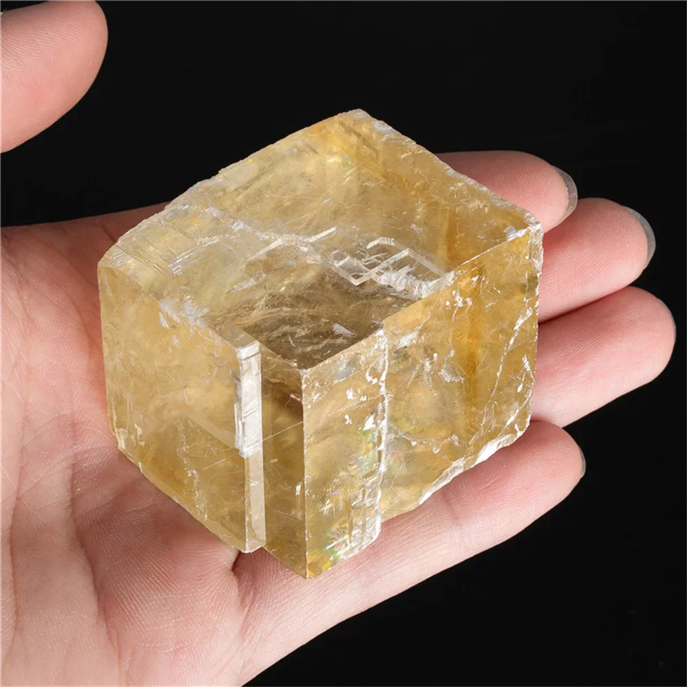 

Натуральный оптический кальцит, желтый, 4-6 см