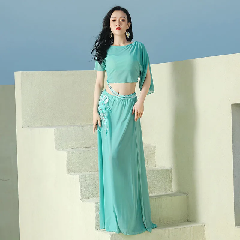 

Belly Dance Costume Women2023 New Practice Suit Long Skirt Suit Performance Costume Oriental Dance Skirt Women Belly Dance Suit