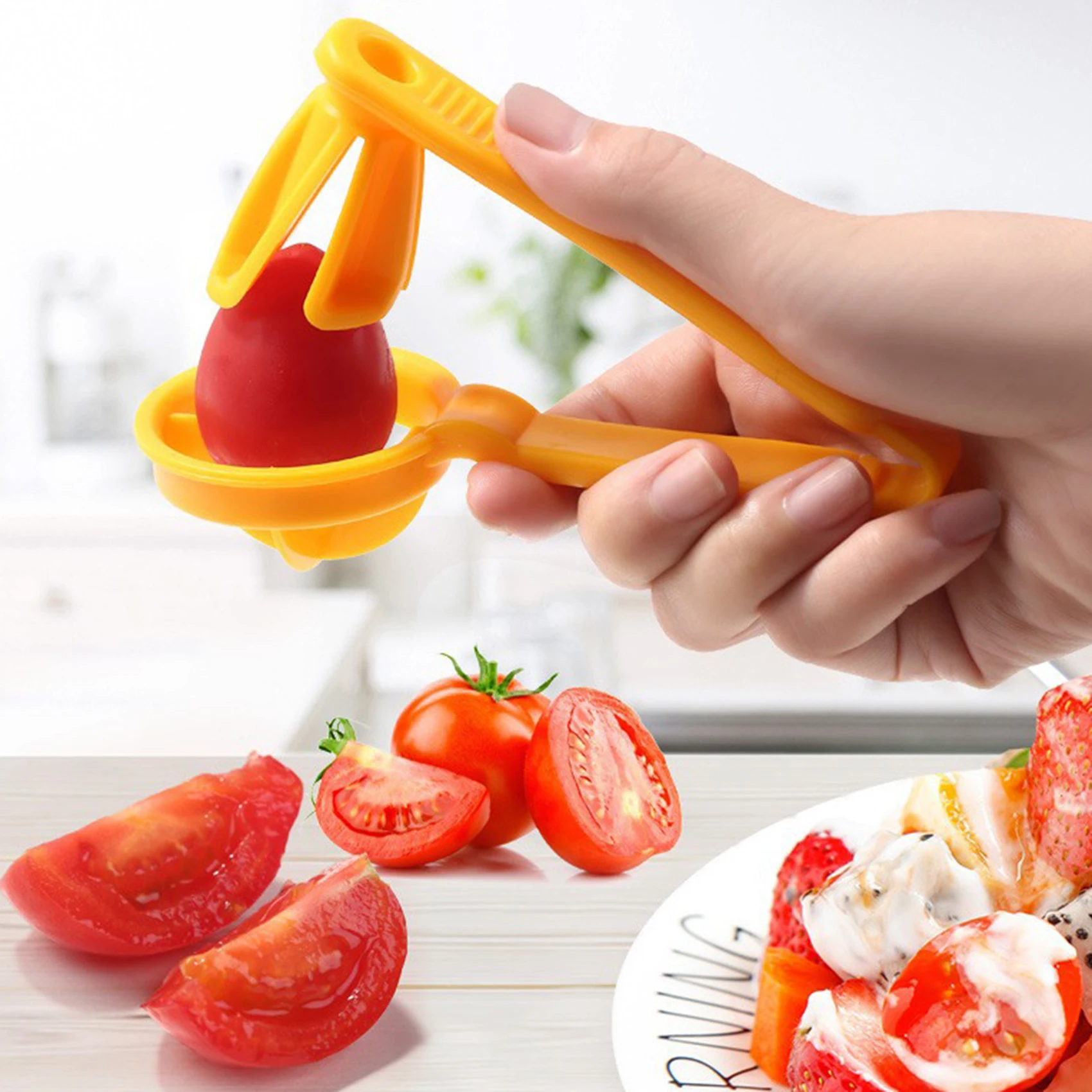 1 шт. Ломтерезка для томатов винограда вишни