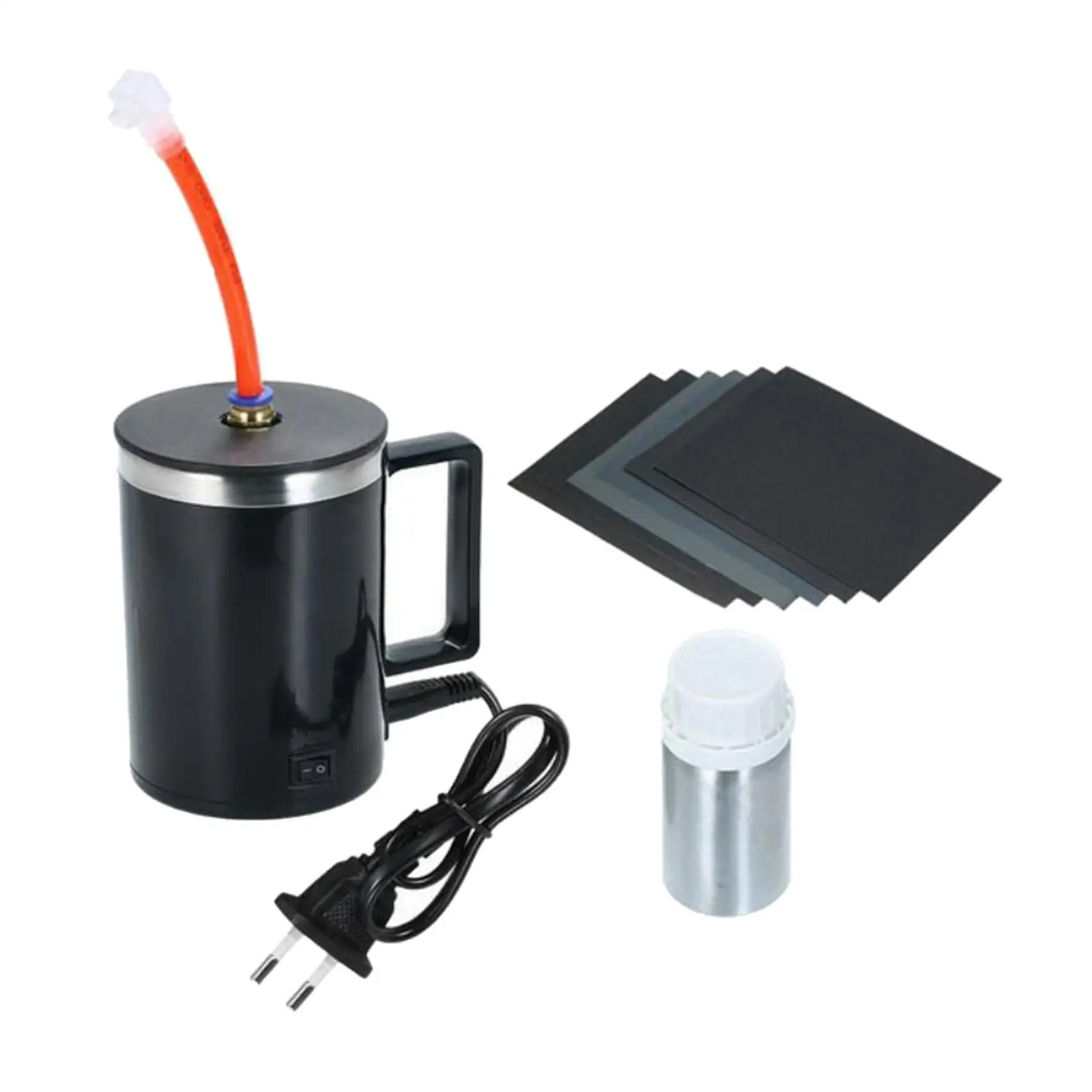 

Car Headlight Lens Restoration Kit Polishing Restoration Kit 6Pcs Sanding Paper Repair Liquid 50ml